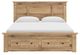 Signature Design by Ashley® Makidern Tan King Panel Bed with 2-Drawer Storage-2