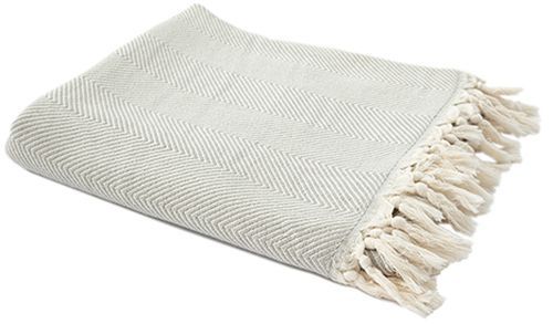 LR Home Light Gray Throw Blanket-1
