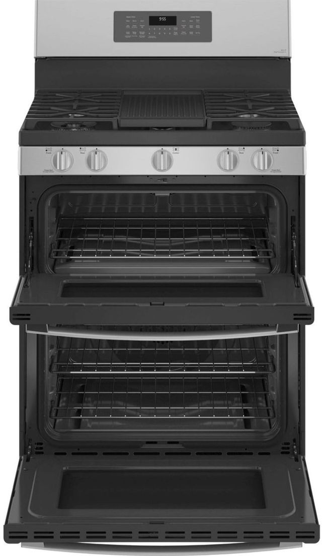 GE Profile™ 30" Fingerprint Resistant Stainless Steel Freestanding Natural Gas Range-1