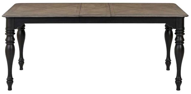 Liberty Furniture Magnolia Manor Opt 5-Piece Antique Black/Weathered Bark Dining Table Set-4