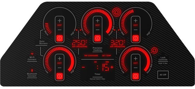 GE Profile™ 36" Black  Electric Cooktop-3