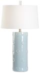 Wildwood Lamps Buttoned Up Sterling Blue Table Lamp-0