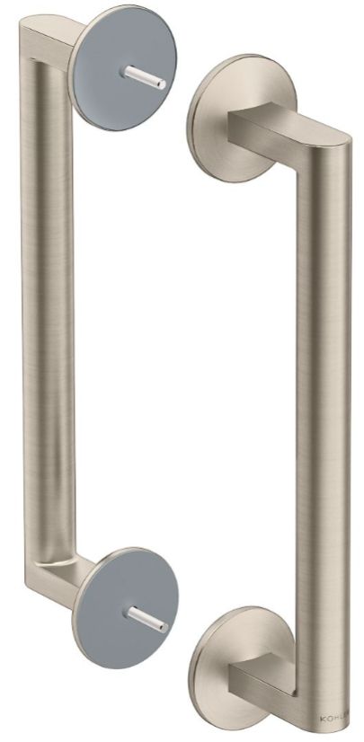KOHLER® Composed™ Vibrant Brushed Nickel 11" Shower Door Handle-0