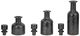 Sagebrook Home Maria 3-Piece Black Bottle Set-2