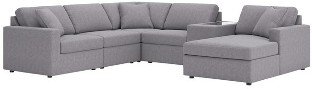 Signature Design by Ashley® Modmax 6-Piece Granite Right-Arm Facing Sectional and Chaise with Console-0