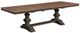 John Thomas Furniture® Vista Coal/Hickory Extension Dining Table with Banks Trestle Base-0