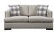 ACME Furniture Niamey Beige/Cherry Loveseat-1