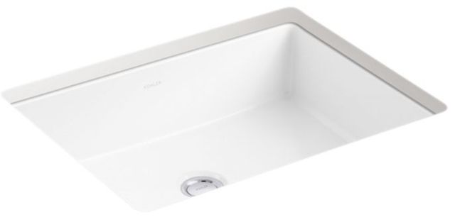 Kohler Verticyl® White 19.75" Rectangular Undermount Bathroom Sink-0