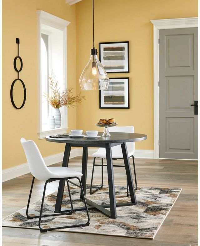 Signature Design by Ashley® Centiar 3 Piece White Dining Set-3
