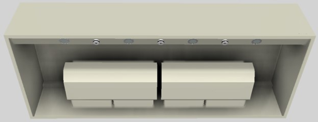 Vent-A-Hood® 60" Biscuit Wall Mounted Range Hood-3