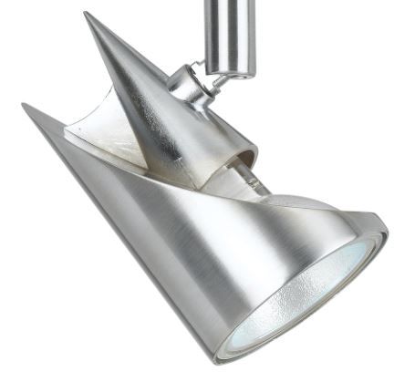 Cal® Lighting & Accessories Brushed Steel Track Light-1