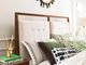 Kincaid® Monogram Walnut Pinehurst Walnut/White California King Upholstered Panel Bed-2