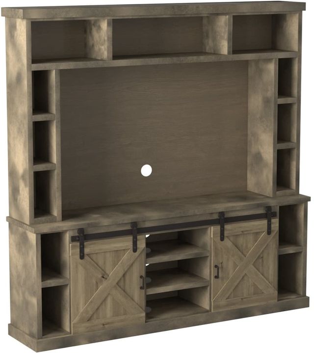Legends Home Farmhouse Barnwood Entertainment Center-1