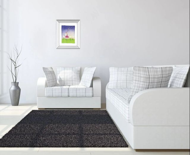 Classy Art Felicity Wishes I by Emma Thomson Mirror Framed Wall Art-2