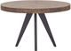Moe's Home Collection Parq Cappuccino Round Dining Table with Black Base-0
