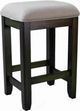 Bernards Lindsey 2-Piece Black/Gray Dining Stool Set-1