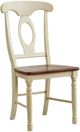 A-America® British Isles Buttermilk/Merlot Napoleon Dining Side Chair-0