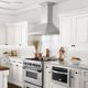 ZLINE 36" Stainless Steel CrownSound™Ducted Vent Wall Mount Range Hood with Built-in Bluetooth Speakers -1
