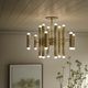 Four Hands Vesta Burnished Brass Chandelier-1