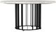 Coaster® Haven White Coffee Table with Black Base-0