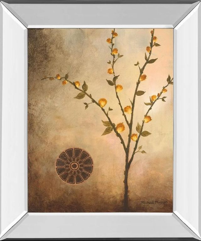 Classy Art Fall Stem in the Warmth I by Michael Marcon Mirror Framed Wall Art-0