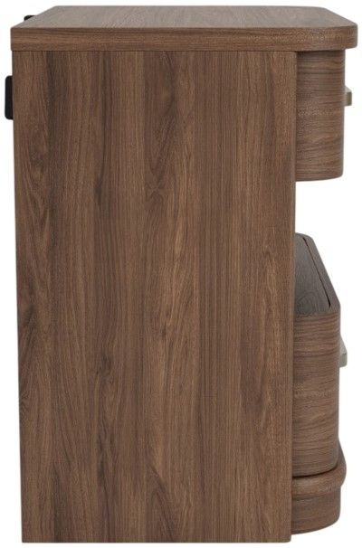 Riverside Furniture Delia Walnut 2-Drawer Nightstand-3