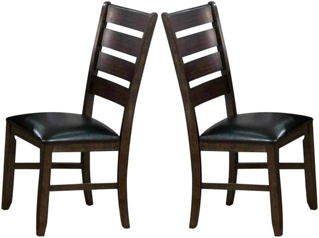 ACME Furniture Urbana 2-Piece Black/Espresso Dining Side Chair Set-3