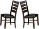 ACME Furniture Urbana 2-Piece Black/Espresso Dining Side Chair Set-3
