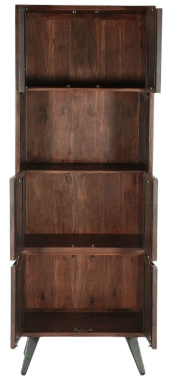 Home Trends & Design Kennedy Walnut Bar Cabinet-1