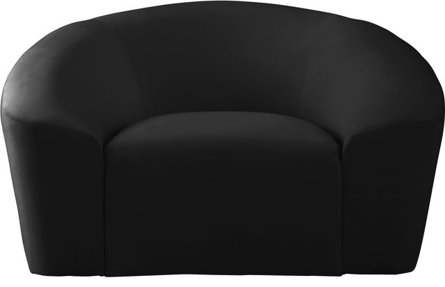 Meridian Furniture Riley Black Velvet Chair-0