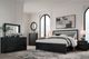 Signature Design by Ashley® Maeling 4-Piece Black King Upholstered Panel Bedroom Set-1