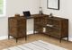 Monarch Specialties Inc. Brown L-Shaped Office Desk-1