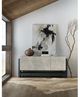 Hooker® Furniture Melange Ground Perspective Gray/Light Natural Credenza-1