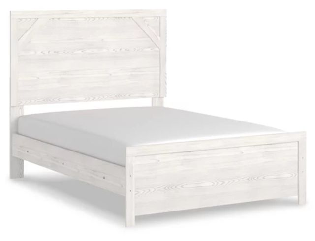 Signature Design by Ashley® Gerridan 4-Piece Gray/White Full Panel Bed Set-1