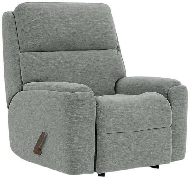 Flexsteel® Rio Blue Arctic Rocking Recliner-0