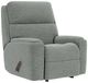 Flexsteel® Rio Blue Arctic Rocking Recliner-0
