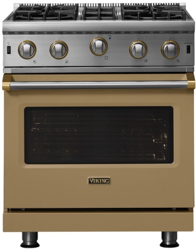 Viking® 5 Series 30" Golden Hour Liquid Propane Pro Style Gas Range-0