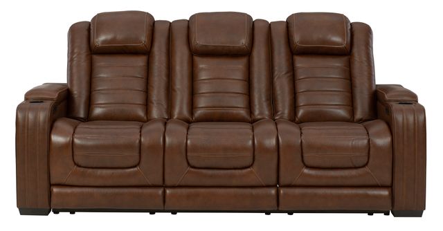 Signature Design by Ashley® Backtrack 2-Piece Chocolate Living Room Set with Power Reclining Sofa-1