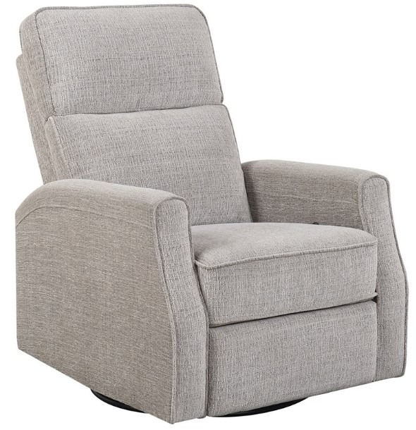 Beige glider fashion recliner