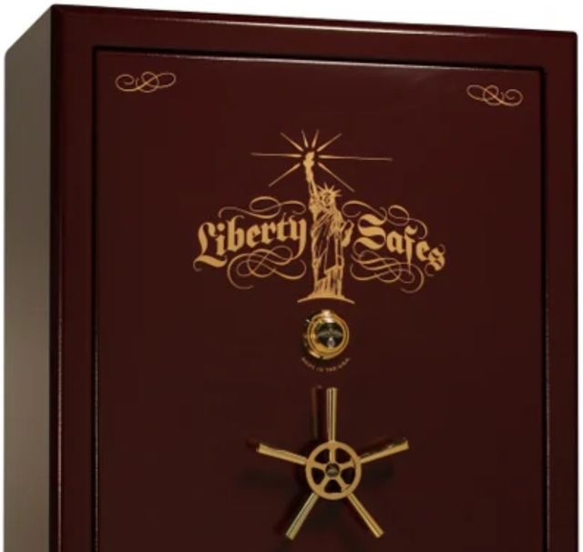 Liberty Safe Presidential Burgundy Marble 50 Mechanical Lock Gun Safe-1