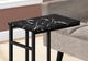 Monarch Specialties Inc. 24"H Black Accent Table with Metal Base-2