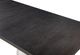 Century® Cadence Mocha Top Rectangular Dining Table with Clear Base-4