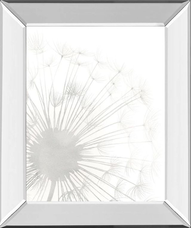 Classy Art Dandelion Whisper I by Grace Popp Mirror Framed Wall Art-0
