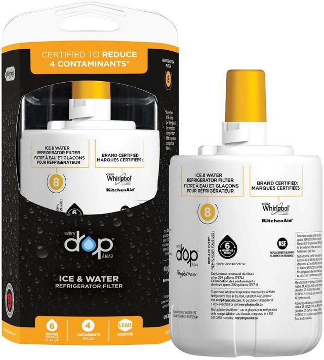 KitchenAid® 1 Pack Ice & Water Refrigerator Filter-2