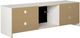 Ameriwood Home Noble Ivory Oak 65" Electric Fireplace Media Console-4