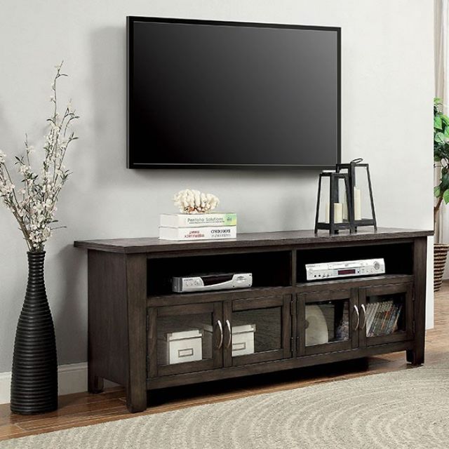 Furniture of America® Alma Gray 60" TV Stand-1