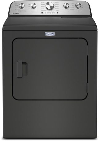 Maytag®  7 Cu. Ft. Volcano Black  Gas Dryer with Extra Power and Pet Pro Option