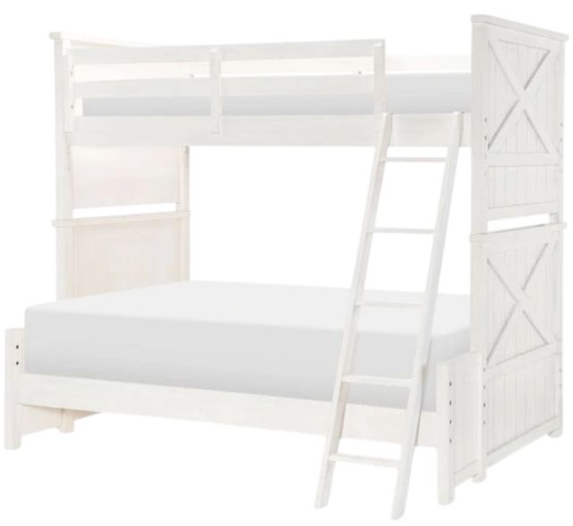 Legacy Kids Teen Flatiron White Twin/Full Bunk Bed-0