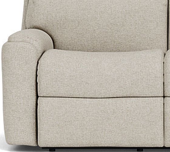 Flexsteel® Rio Silver Driftwood Power Reclining Sofa with Power Headrests-1
