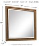 Benchcraft® Sturlayne Brown Bedroom Mirror-2